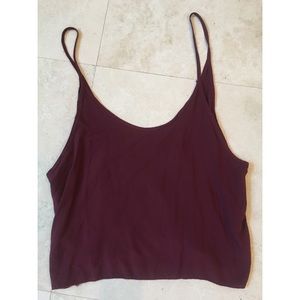 Brandy Melville Burgundy Tank Top